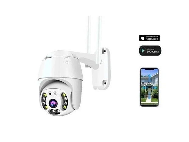 &u+ CAMARA IP ROBOTICA WIFI EXTERIOR WIFI 2 ANTENAS OR-101 5MP